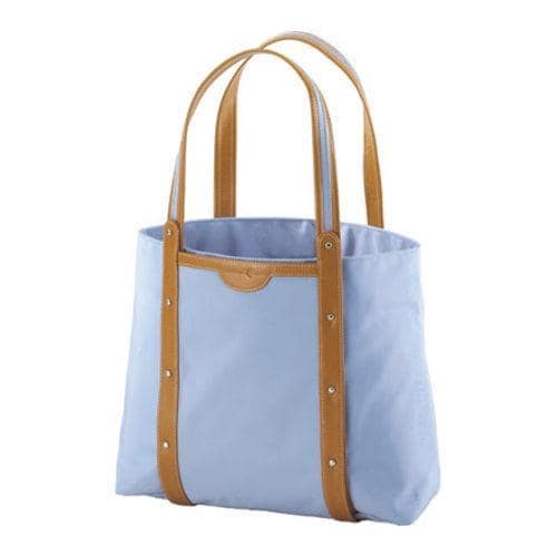 Crescent Moon Yoga Convertible Tote Blue/tan