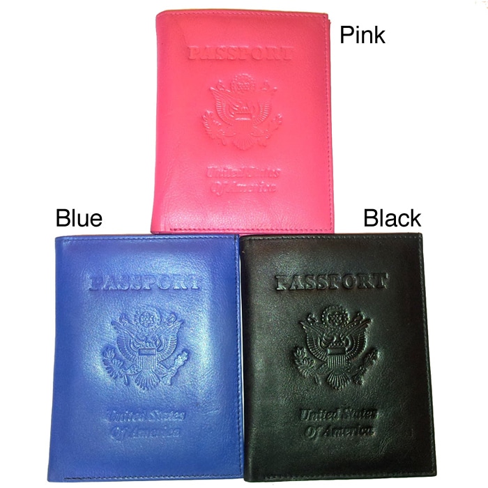 Kozmic Leather Self Embossed Passport Cover