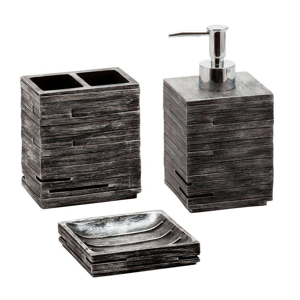 Jovi Home Urban Bath Accessory 3-piece Set