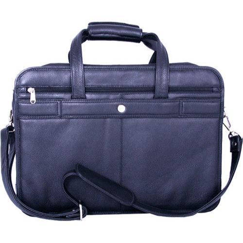 Leatherbay Cambridge Briefcase Black LEATHERBAY Leather Briefcases