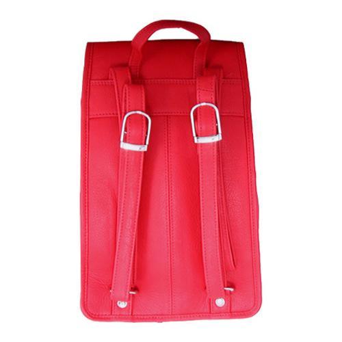 Women's Leatherbay Mini Backpack Crimson Red LEATHERBAY Leather Backpacks