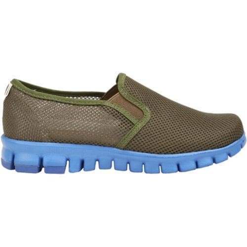 Childrens NoSoX Pax Sport Mesh Olive/Blue