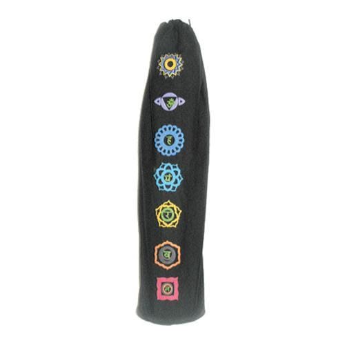 Omsutra Chakra Yoga Mat Bag Print Black