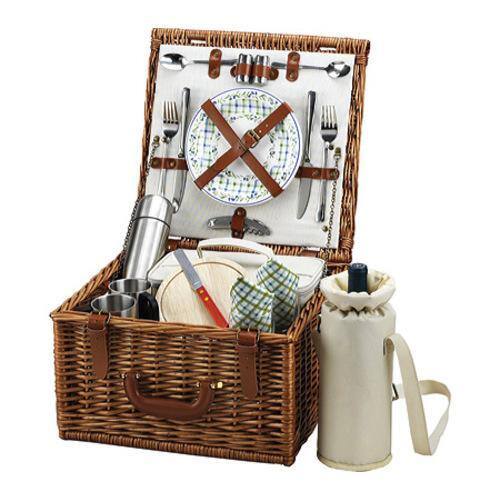 Picnic at Ascot Cheshire Basket for Two with Coffee Service Wicker/Gazebo