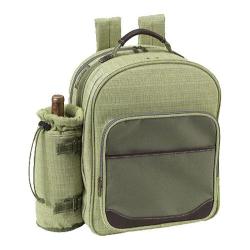 Picnic at Ascot Hamptons Picnic Backpack for Two Olive Tweed Picnic at Ascot Picnic Backpacks