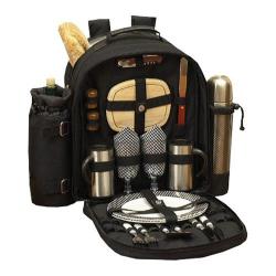 Picnic at Ascot Classic Coffee/Picnic Backpack  for 2 082-BLK 