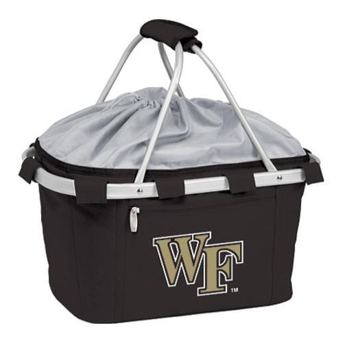 Picnic Time Metro Basket Wake Forest Demon Deacons Print Black