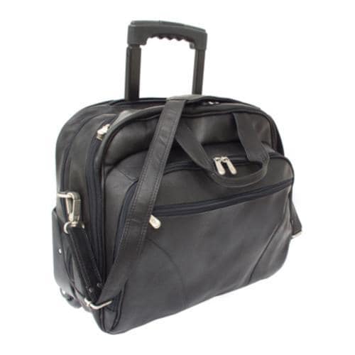 Piel Leather Office On Wheels Rolling Carry Laptop Case Free Piel Leather Office On Wheels Rolling Carry Laptop Case