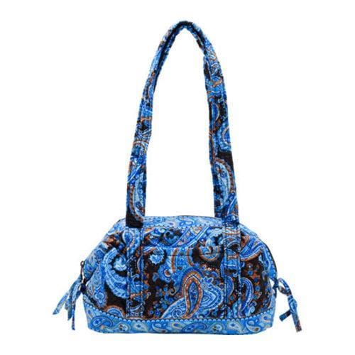 Womens Stephanie Dawn Handbag 10005 Mocha Paisley  