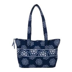 Women's Stephanie Dawn Zip Tote 10016 America Blue Stephanie Dawn Shoulder Bags