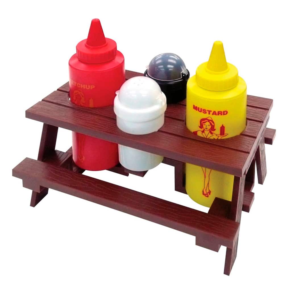Mr. Bar-B-Q Picnic Table Condiment Set