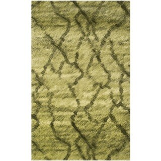 Safavieh Retro Modern Abstract Green Dark Green Rug 8 X 10