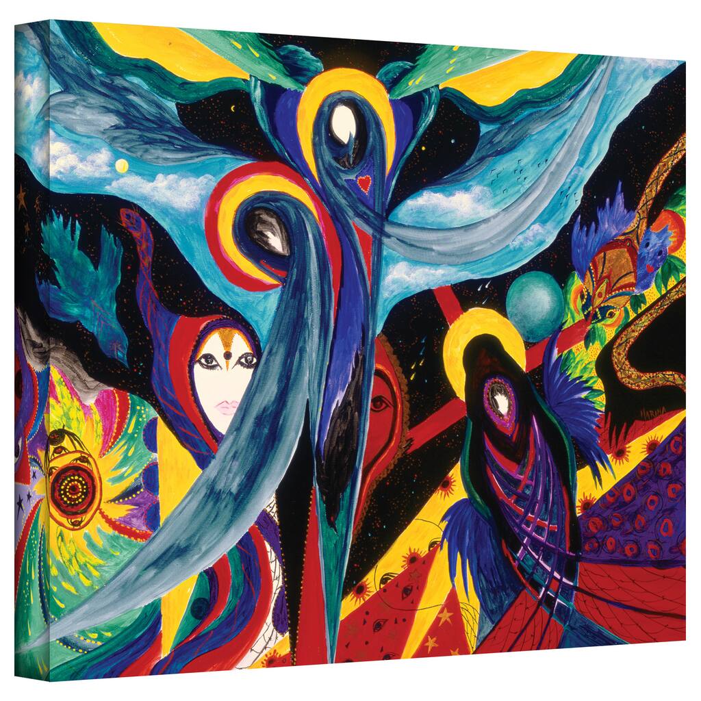 Marina Petro 'Grieving' Gallery-Wrapped Canvas - Multi