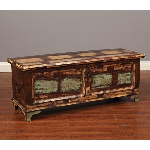 Kosas Home 'Xavier' Distressed Wood Half Chest