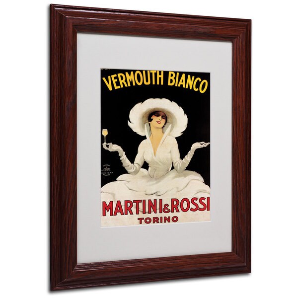 Marcello Dudovich 'Vermouth Bianco Martini & Rossi' Framed Matted