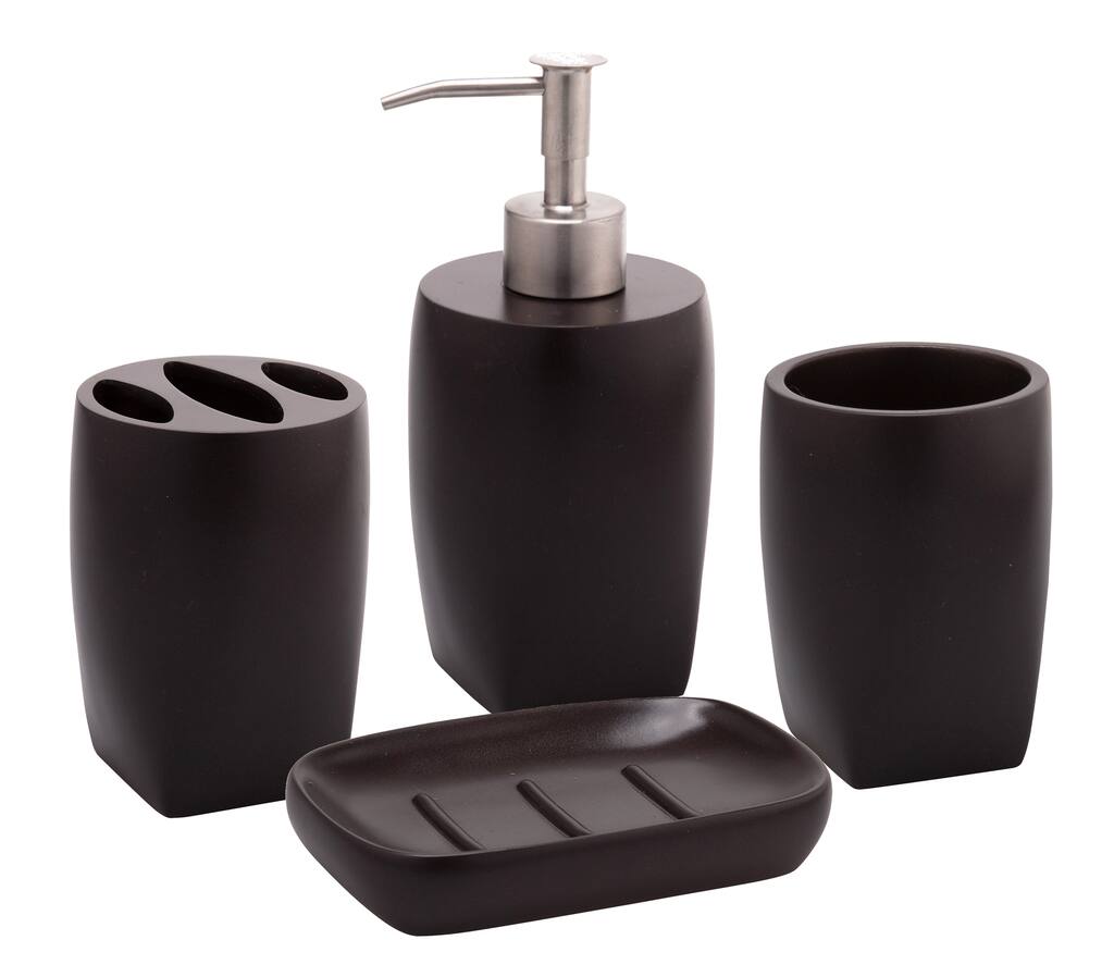 Jovi Home Allure Bath Accessory 4-piece Set