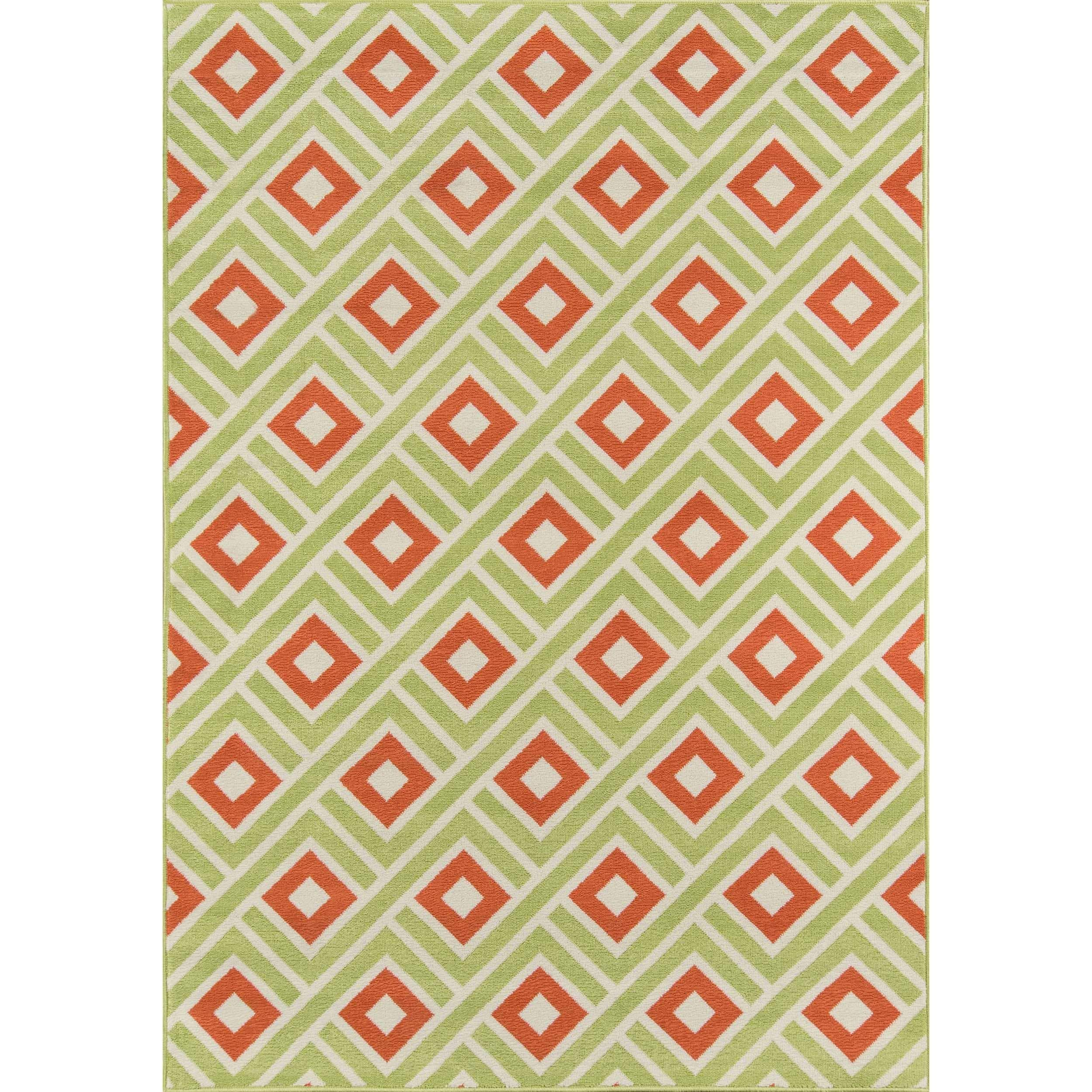 Indoor/ Outdoor Multi Blocks Rug (311 X 57)