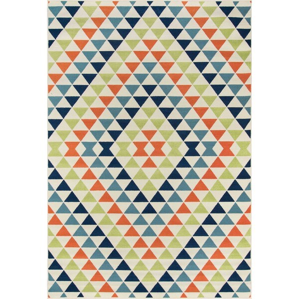 Momeni Baja Kaleidoscope Multicolor Indoor/Outdoor Area Rug - Multi - 7'10" x 10'10"