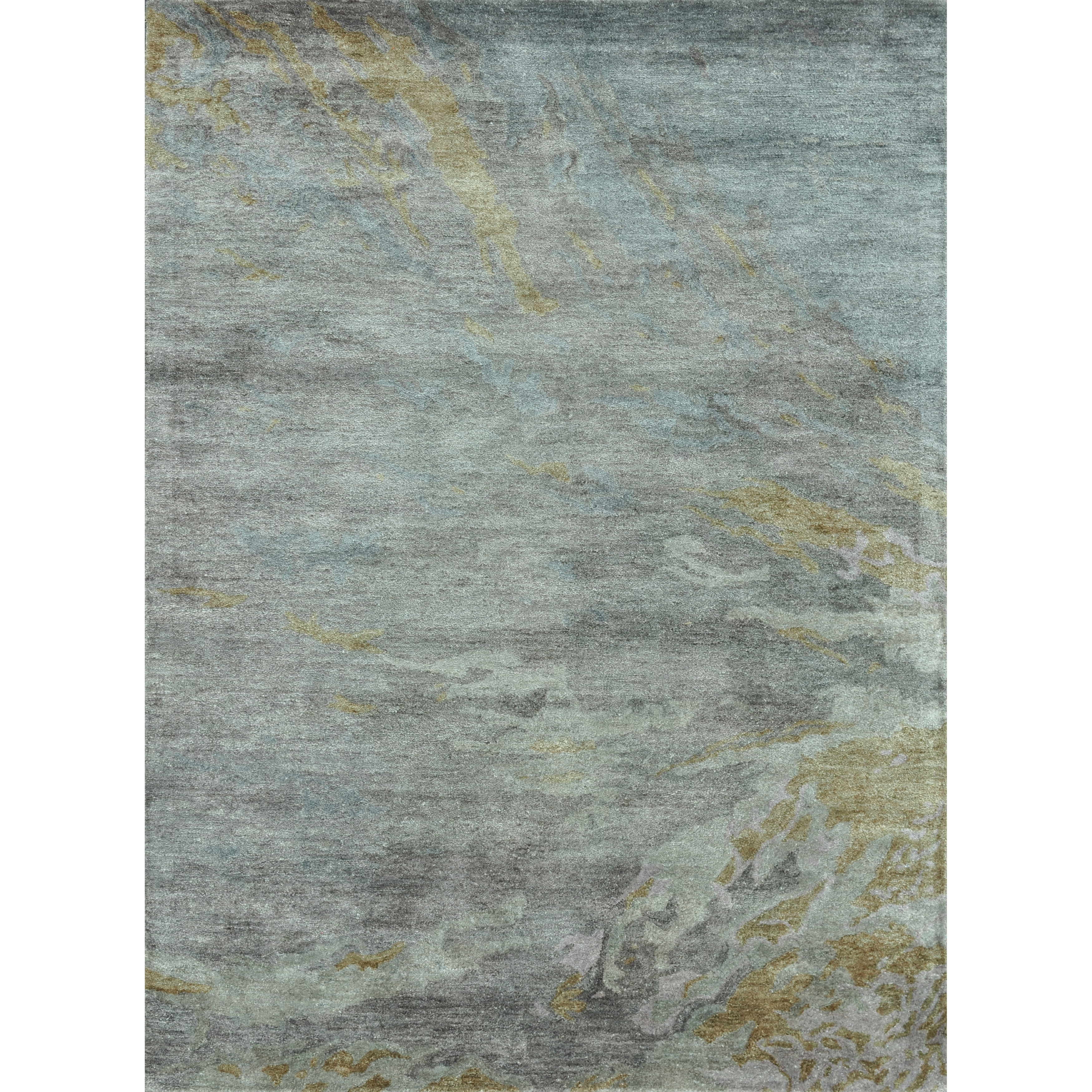 Hand tufted Omega Sliver Bamboo Silk Rug (36 X 56)