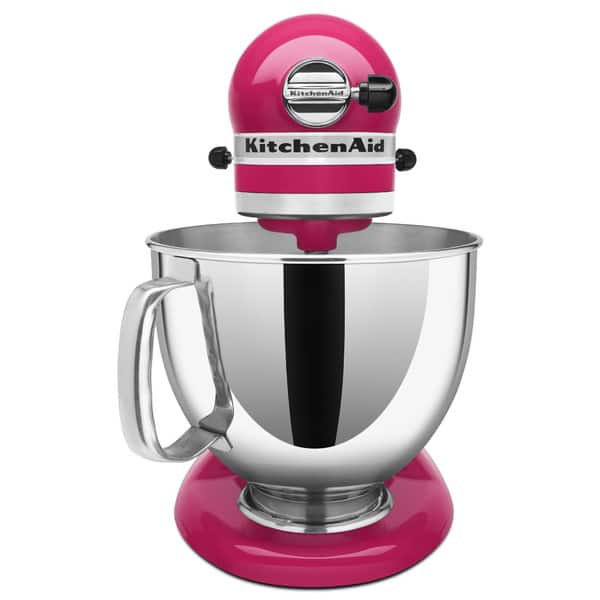 KitchenAid Artisan stand mixer in hot pink