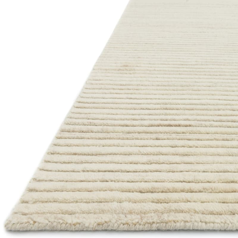 Alexander Home Franklin Hand-knotted Solid Striped Wool Rug