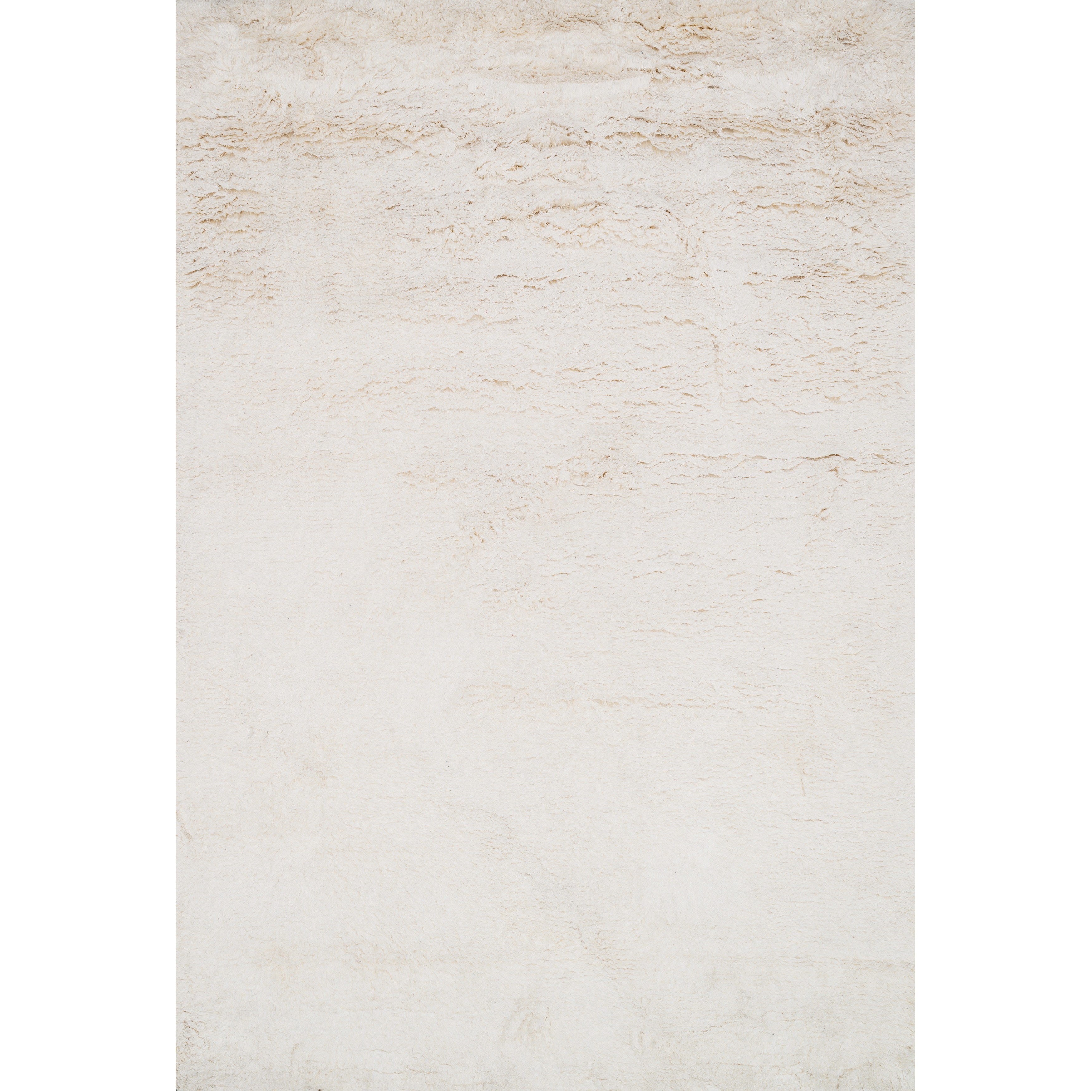 Hand tufted Ellis Ivory Shag Rug (23 X 39)