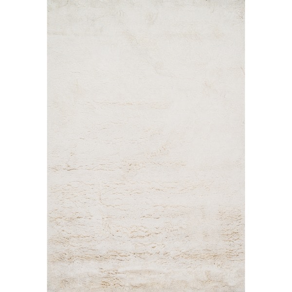 Hand-tufted Ellis Ivory Shag Rug (7'9 x 9'9)