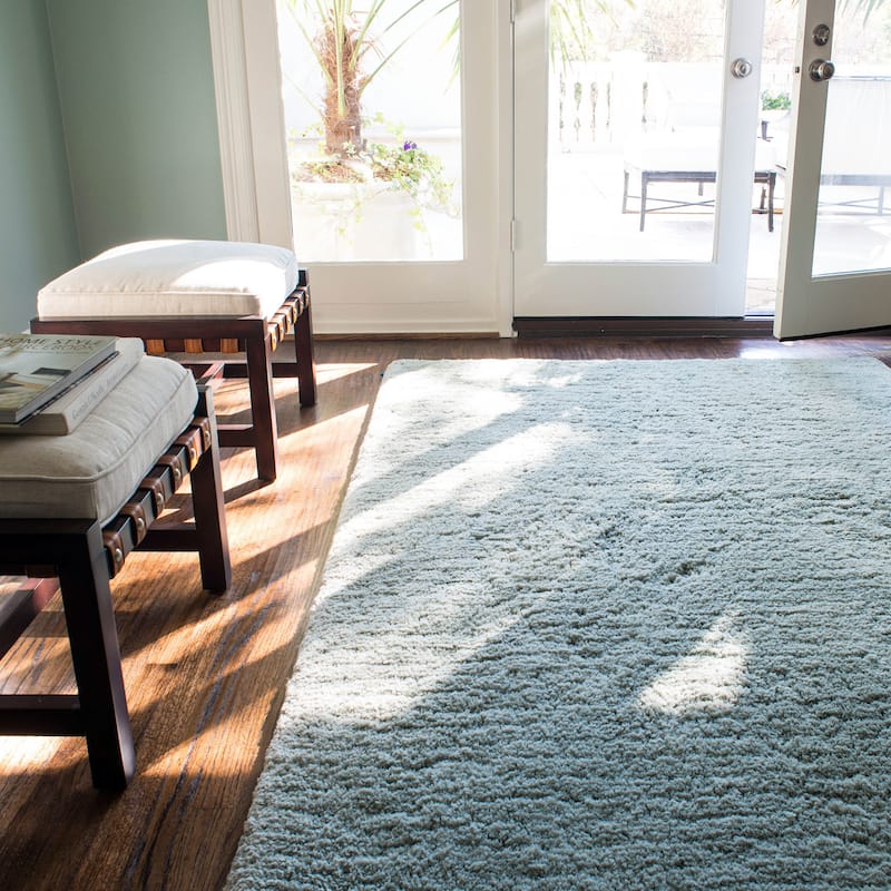 Alexander Home Modern Hand-tufted Ellis Shag Rug