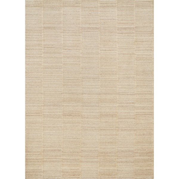 Hand-knotted Franklin Natural Wool Rug - 3'6 x 5'6