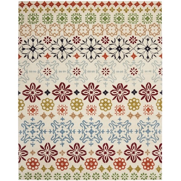 Safavieh Handmade Wyndham Ivory Wool Rug - 8'9 x 12'
