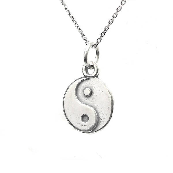Shop Handmade Sterling Silver Yin Yang Balance Necklace (Thailand ...