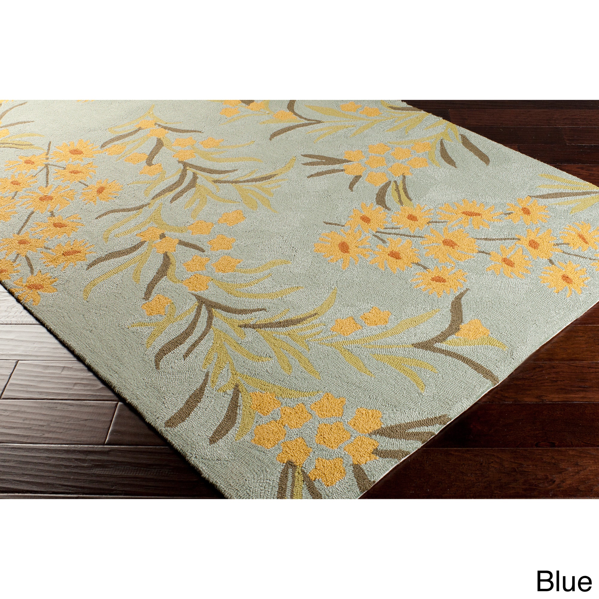 Paule Marrot Hand hooked Cannes Indoor/ Outdoor Floral Rug (5 X 8)