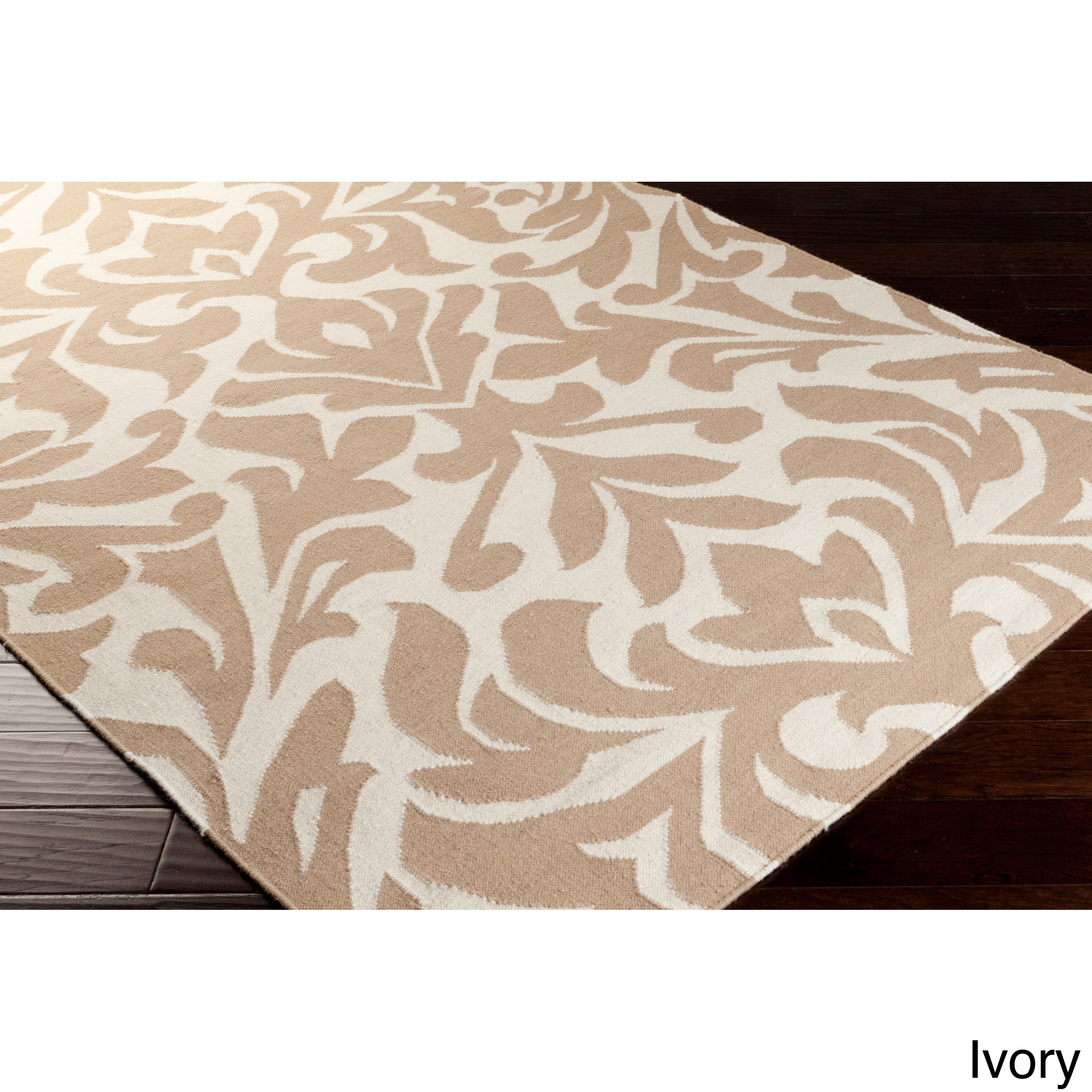 Hand woven Market Place Contemporary Damask Rug (5 X 8)