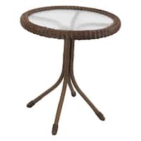 International Caravan Chelsea 24-inch Resin Wicker Bistro Table