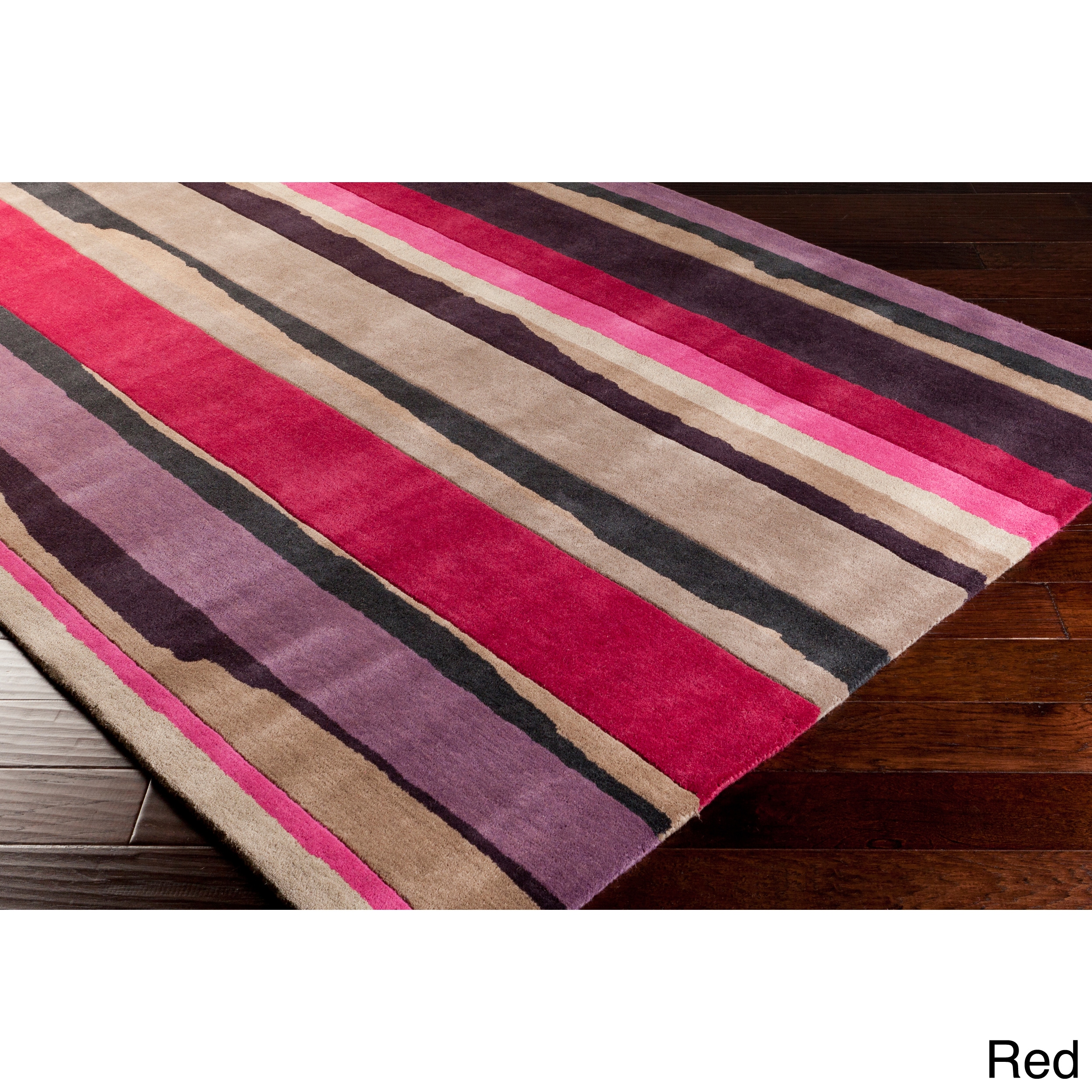 Hand tufted Sanderson Stripe Rug (5 X 8)