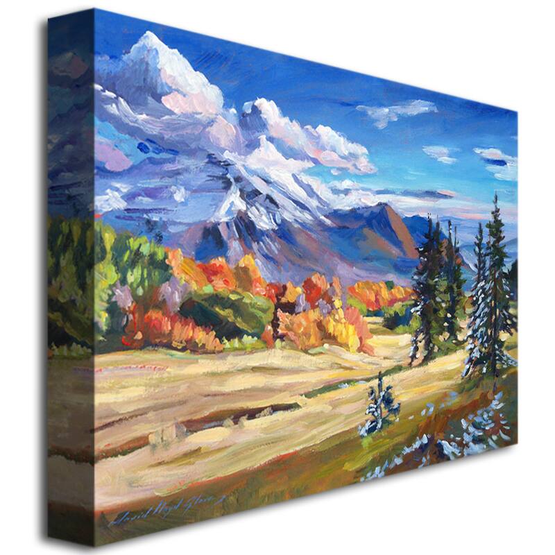 David Lloyd Glover 'Autumn in the Foothills' Canvas Art - Multi