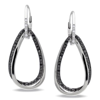 Black Diamond Earrings - Overstock Shopping - The Best Prices Online