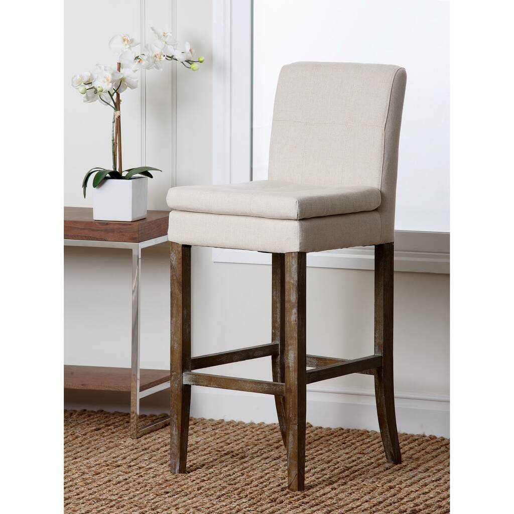 Abbyson Colin Linen Bar Stool
