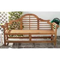 Safavieh Outdoor Living Khara Natural Acacia Wood Bench