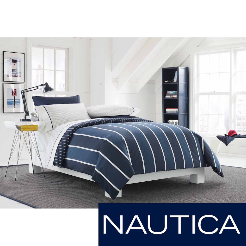 Nautica Knots Bay Cotton Reversible 5-piece Bed in a Bag with Sheet Set