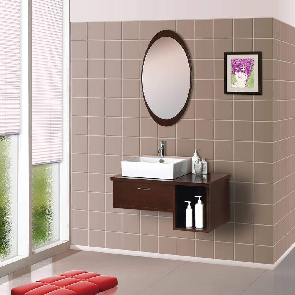 DreamLine Wall-mounted Modern Bathroom Vanity Set
