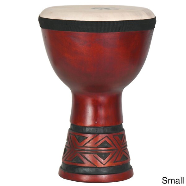 Handmade Mahogany Wood Doumbek (Indonesia)
