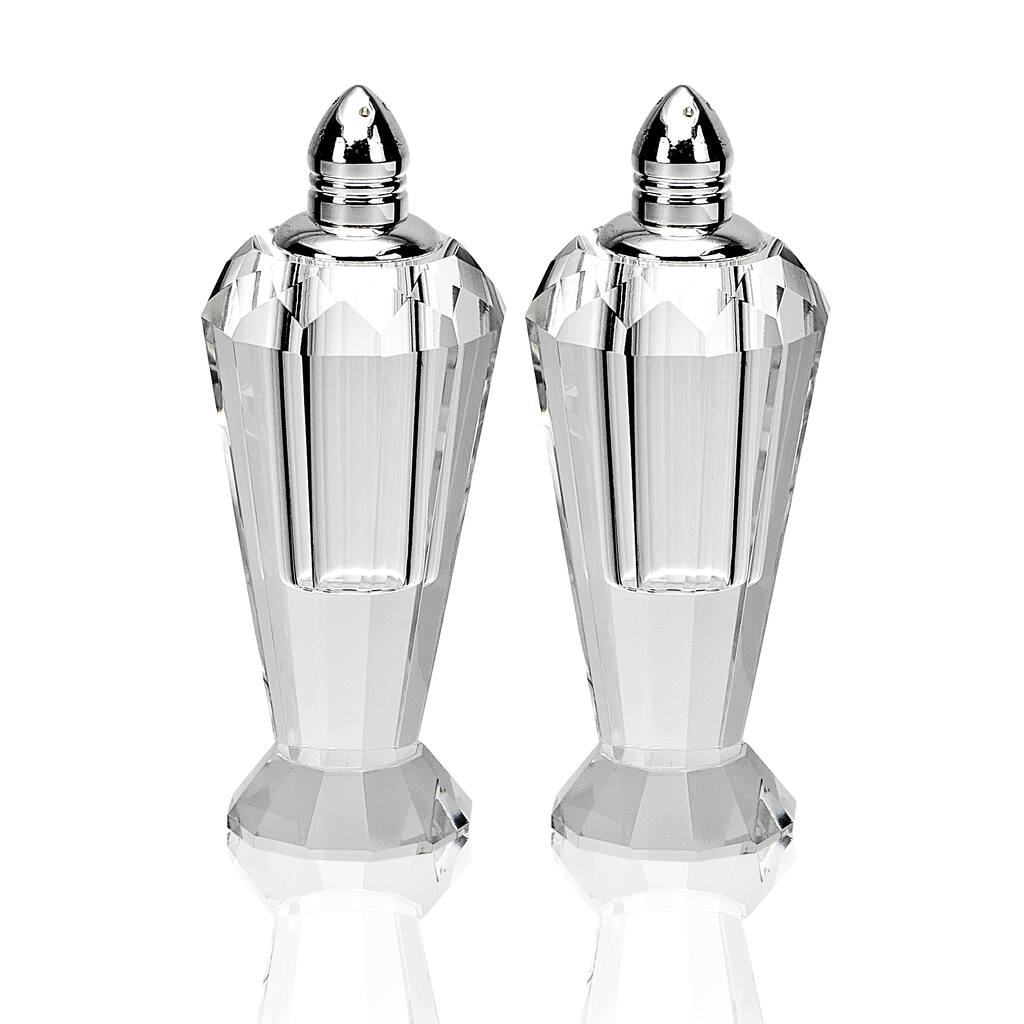 Crystal Preston-cut Salt and Pepper Set