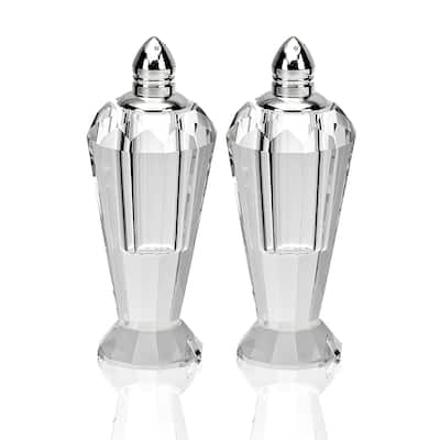 Crystal Preston-cut Salt and Pepper Set