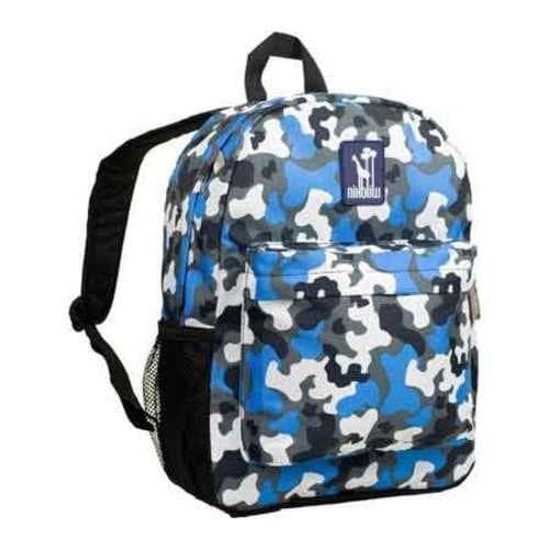 Girls Wildkin Tag along Backpack Blue Camo