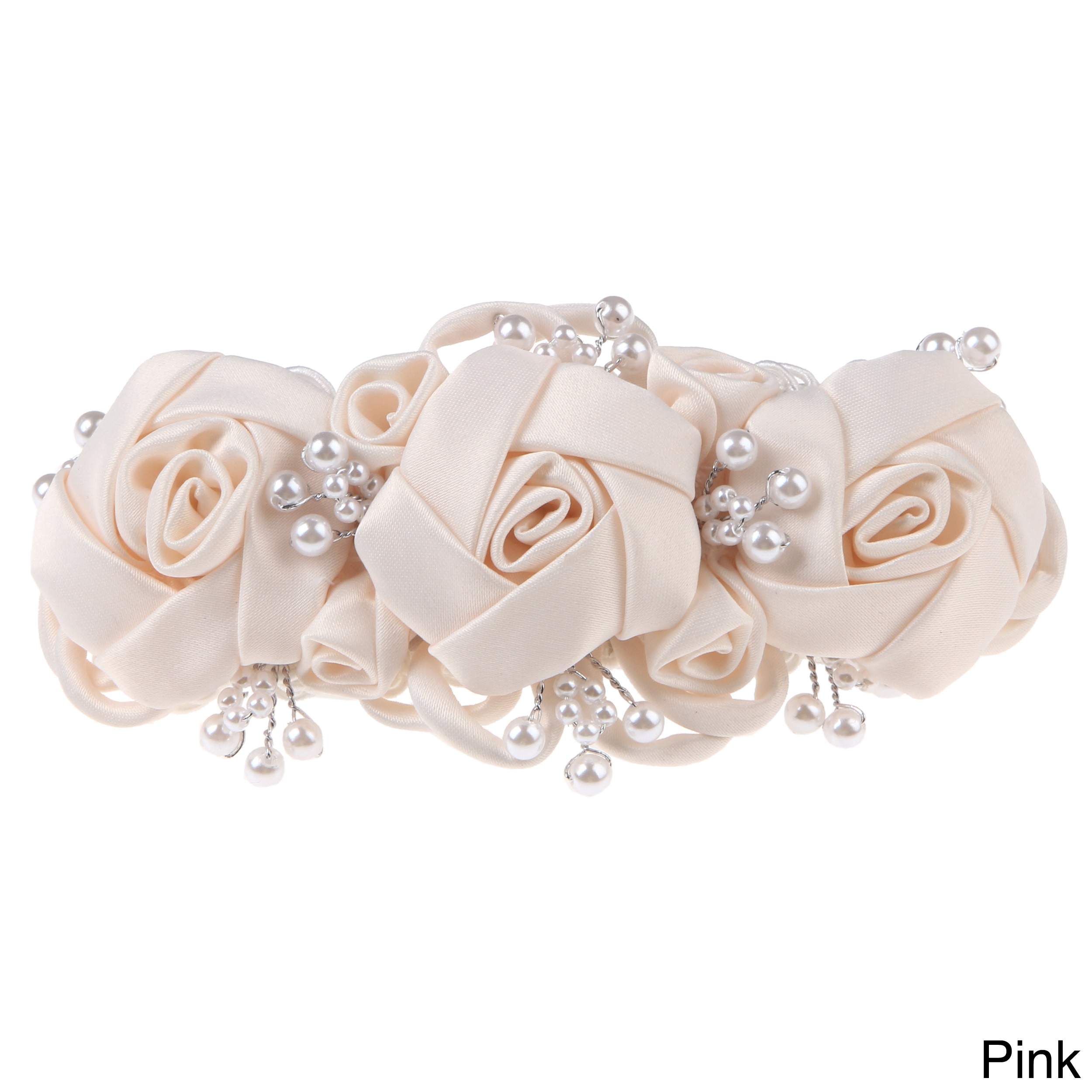 Sweetie Pie Collection Girls Satin And Faux Pearl Headpiece