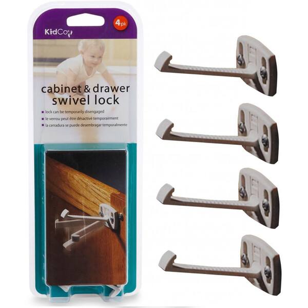 Shop Kidco Under Counter Swivel Locks Pack Of 4 Free Shipping