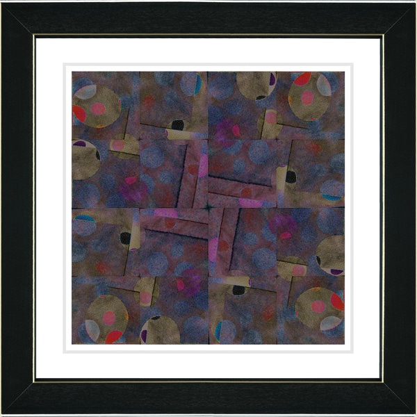 Studio Works Modern 'Rhombus' Framed Art Print