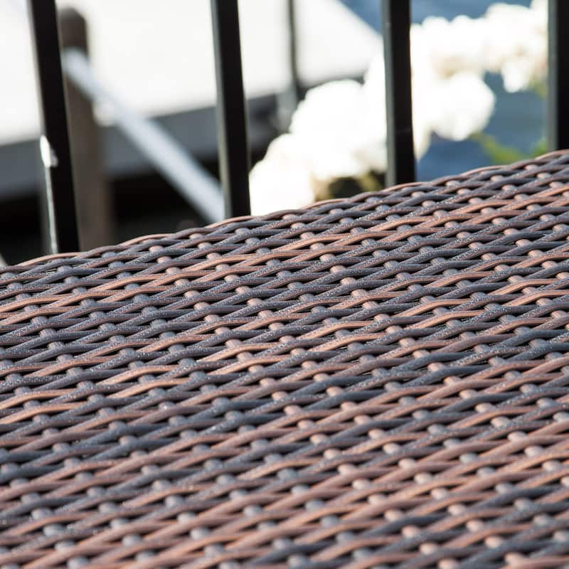 Outdoor Small Brown Wicker Cushion Box by Christopher Knight Home - 52.75" L x 26.00" W x 30.25" H