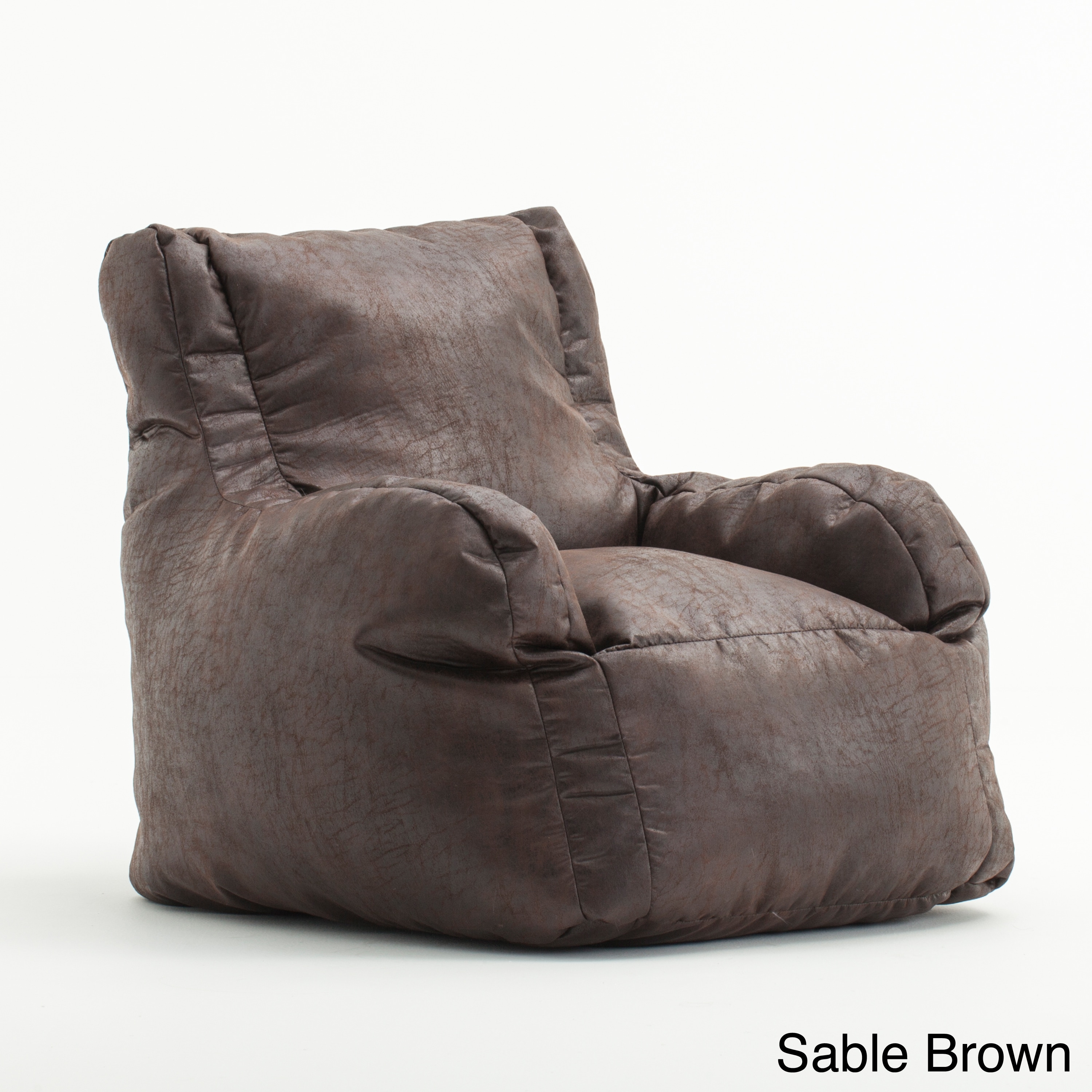 Beansack Big Joe Lusso Faux Leather Bean Bag Chair